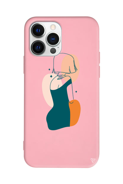 Eva Lansman Model İçi Kadife Silikon Telefon Kılıfı