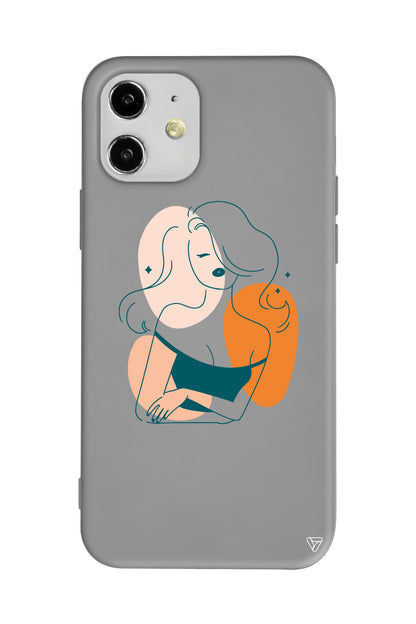 Pretty Lansman Model İçi Kadife Silikon Telefon Kılıfı