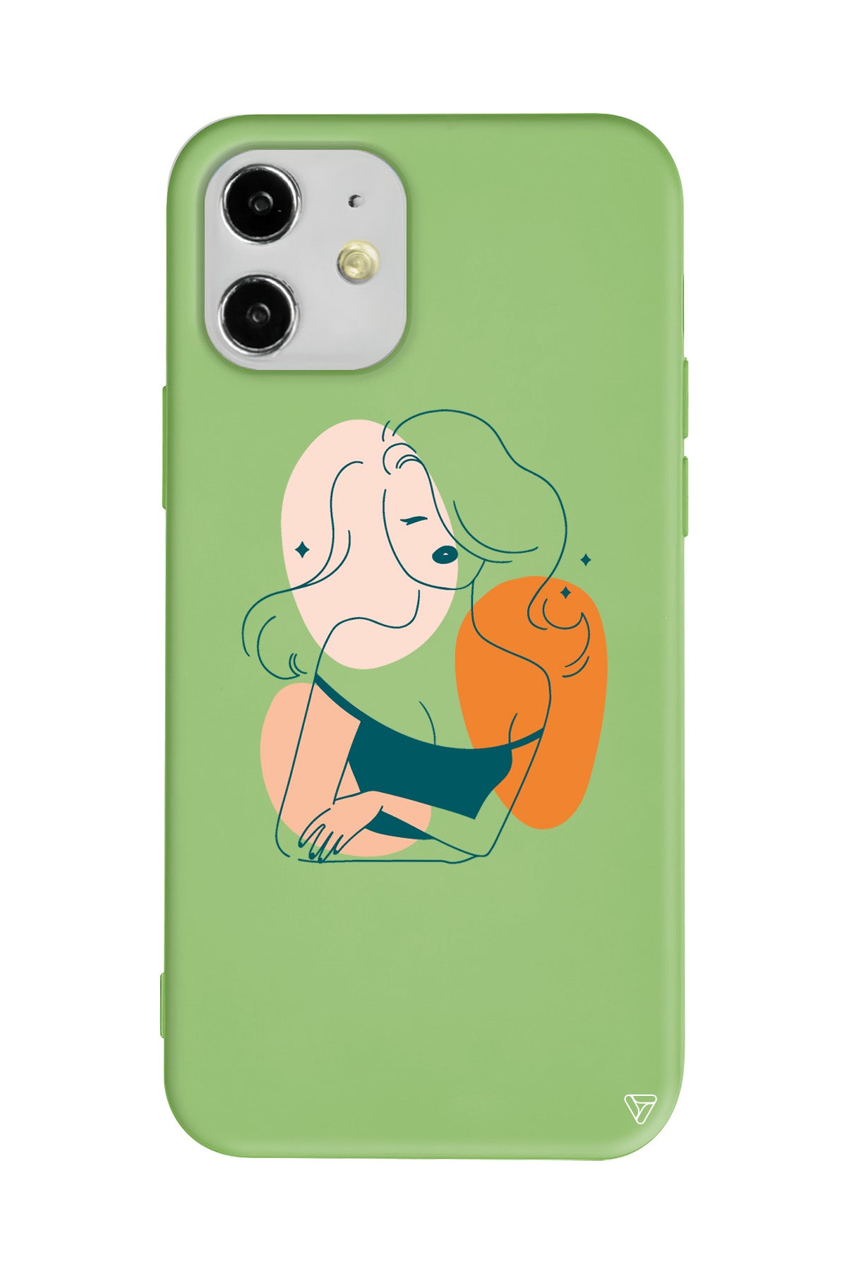 Pretty Lansman Model İçi Kadife Silikon Telefon Kılıfı