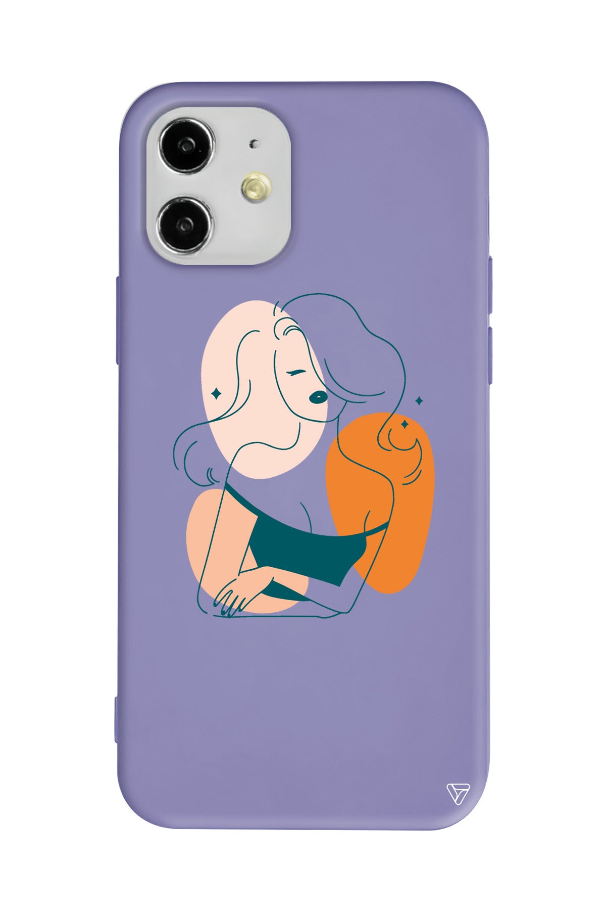 Pretty Lansman Model İçi Kadife Silikon Telefon Kılıfı