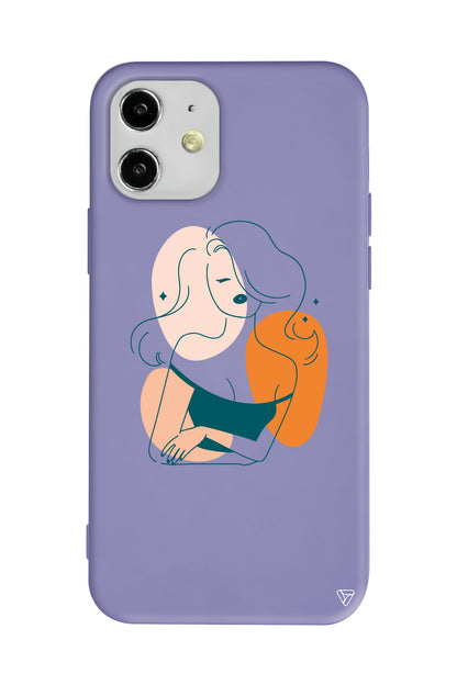 Pretty Lansman Model İçi Kadife Silikon Telefon Kılıfı