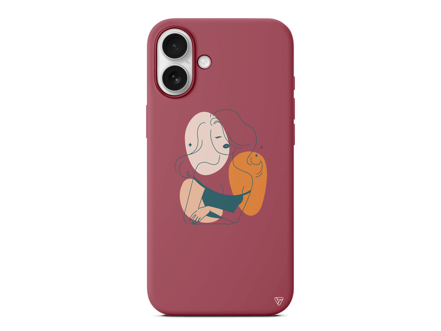 Pretty Lansman Model İçi Kadife Silikon Telefon Kılıfı