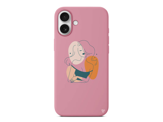 Pretty Lansman Model İçi Kadife Silikon Telefon Kılıfı – Plus Serisine Özel