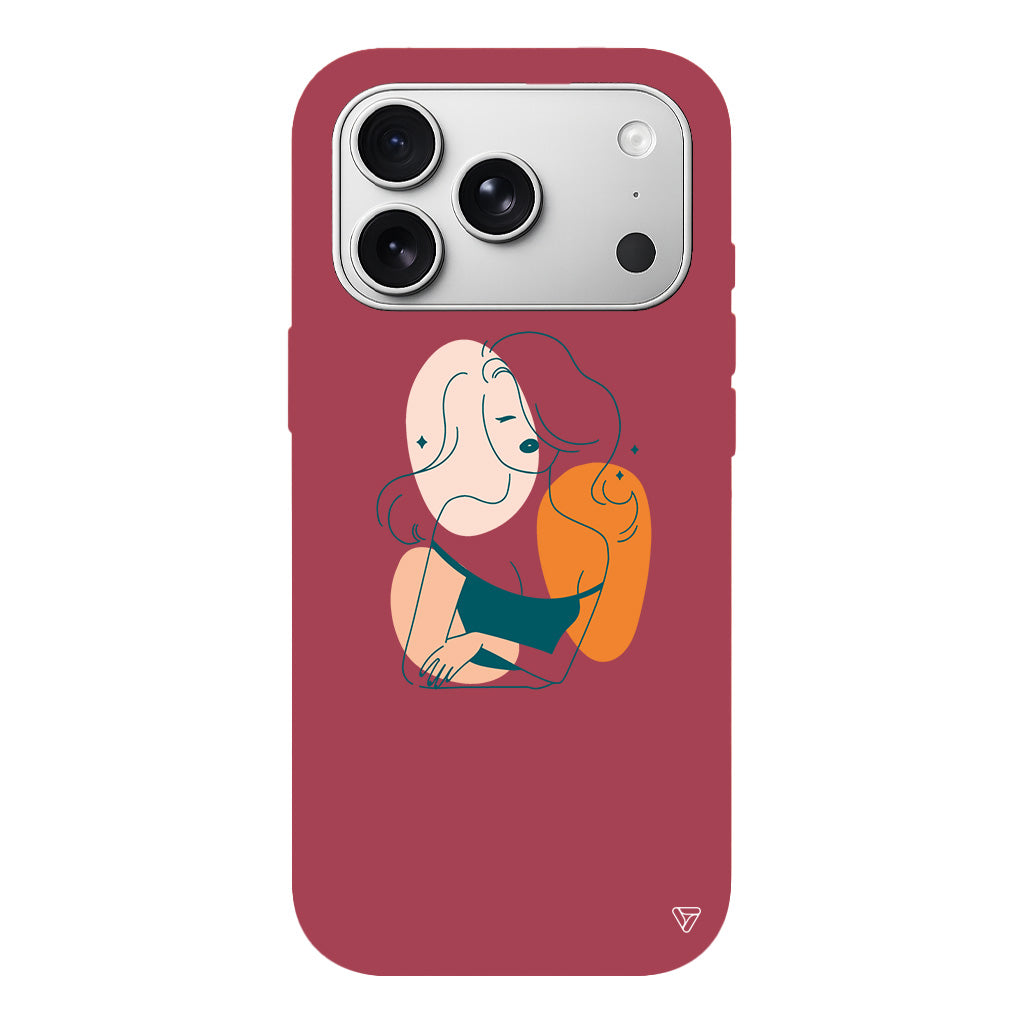 Pretty Lansman Model İçi Kadife Silikon Telefon Kılıfı