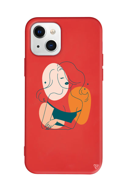 Pretty Lansman Model İçi Kadife Silikon Telefon Kılıfı – Plus Serisine Özel