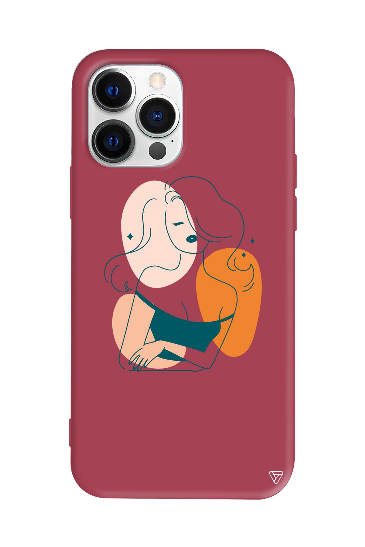 Pretty Lansman Model İçi Kadife Silikon Telefon Kılıfı