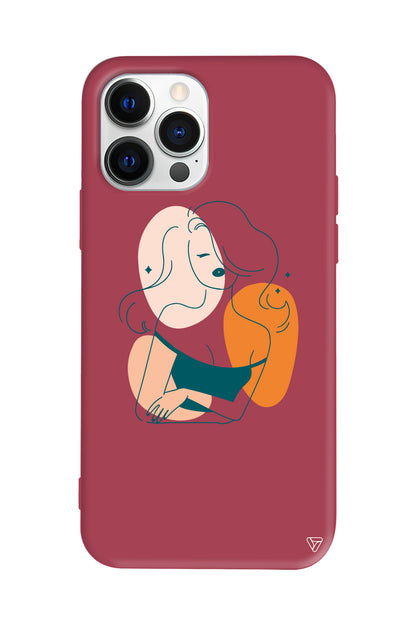 Pretty Lansman Model İçi Kadife Silikon Telefon Kılıfı