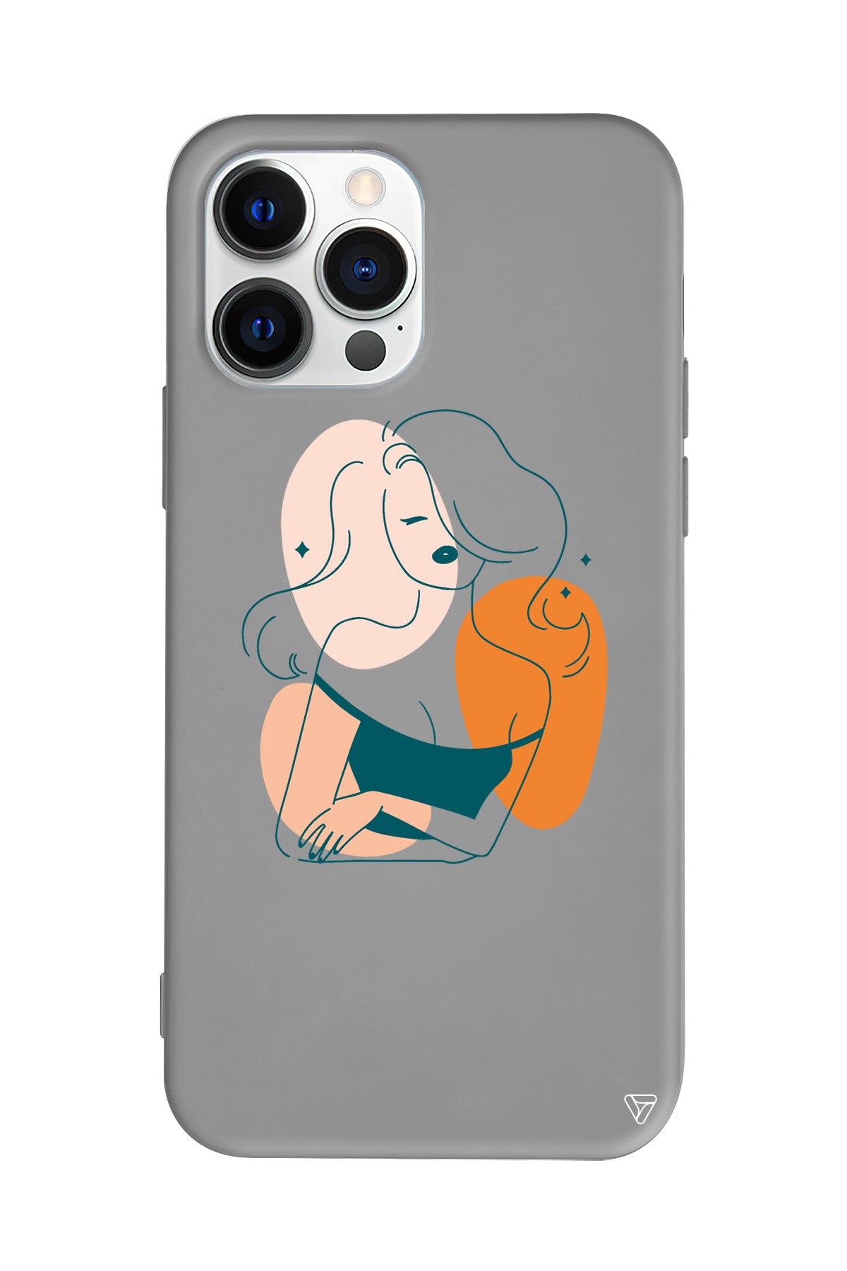 Pretty Lansman Model İçi Kadife Silikon Telefon Kılıfı