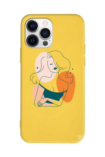 Pretty Lansman Model İçi Kadife Silikon Telefon Kılıfı