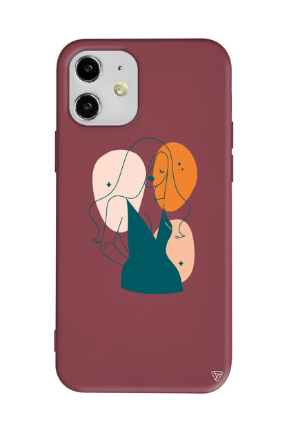 Elena Lansman Model İçi Kadife Silikon Telefon Kılıfı