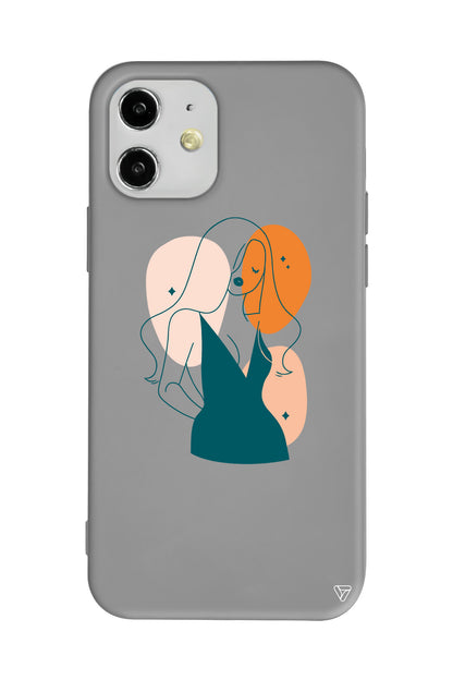 Elena Lansman Model İçi Kadife Silikon Telefon Kılıfı