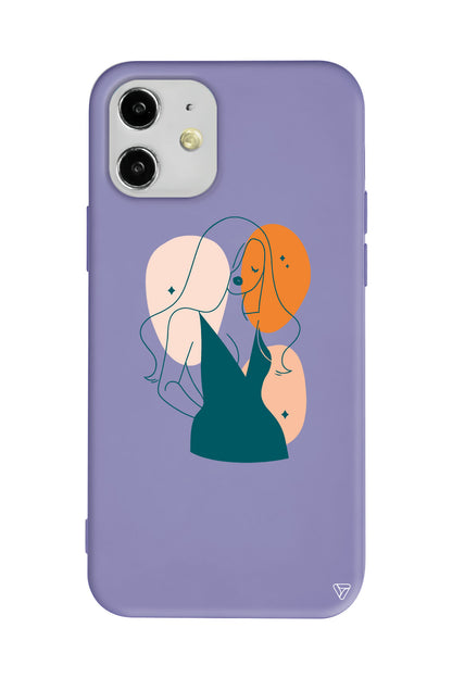 Elena Lansman Model İçi Kadife Silikon Telefon Kılıfı