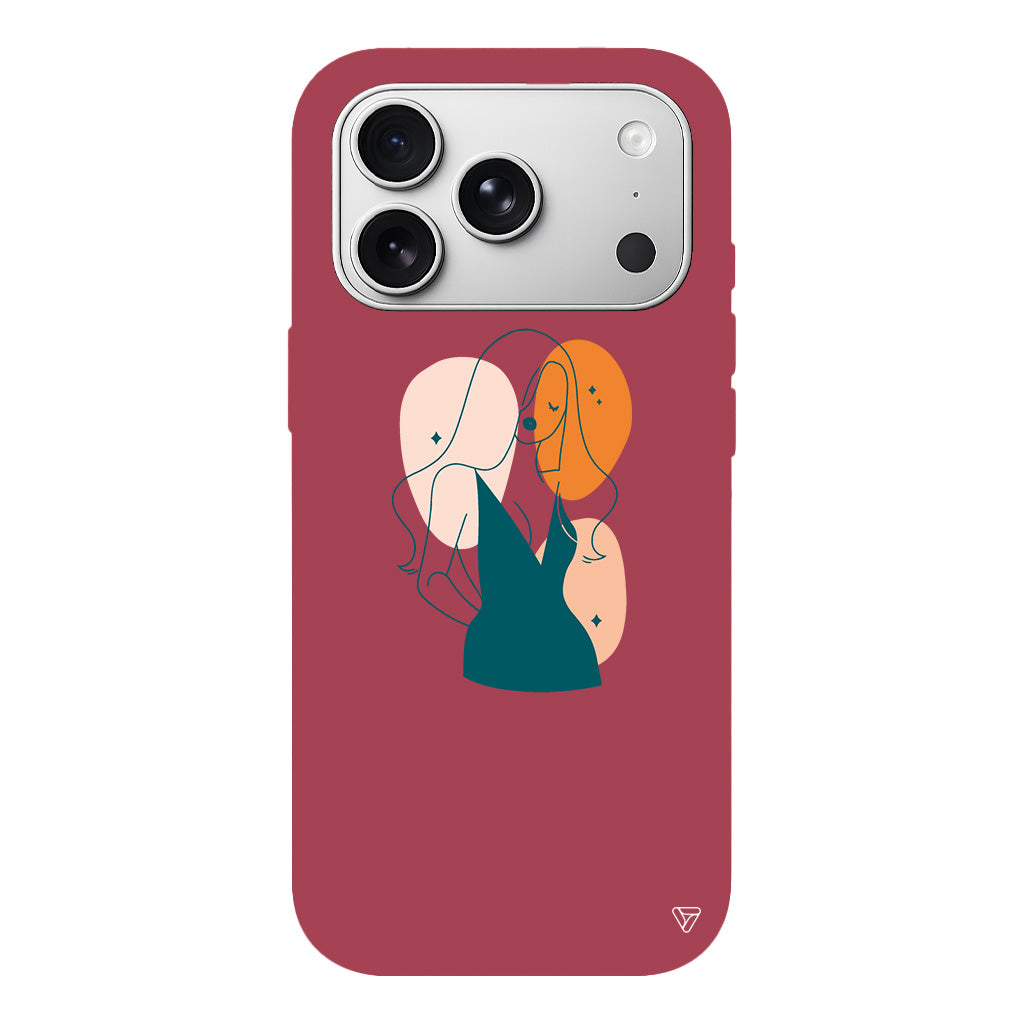 Elena Lansman Model İçi Kadife Silikon Telefon Kılıfı