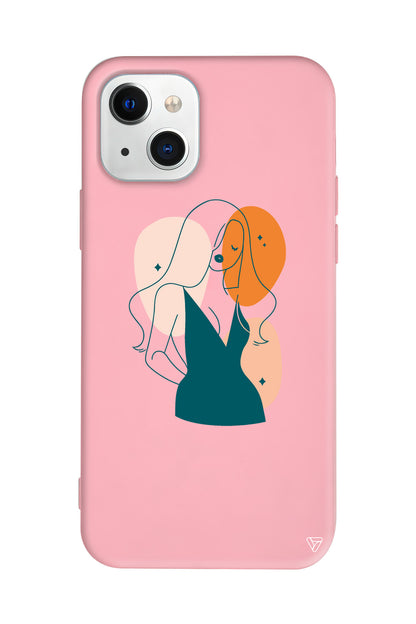 Elena Lansman Model İçi Kadife Silikon Telefon Kılıfı