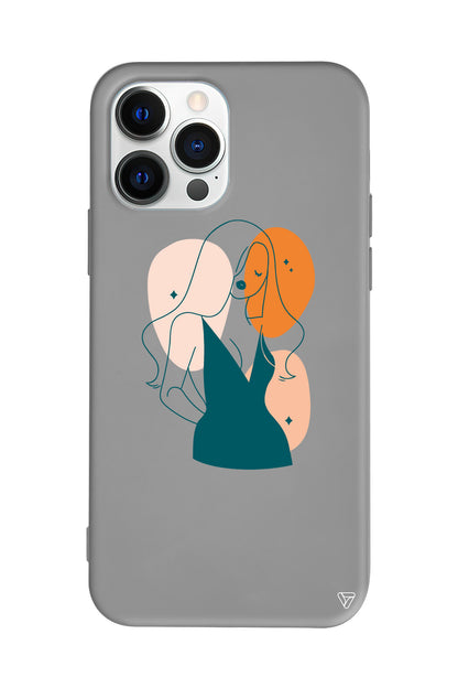 Elena Lansman Model İçi Kadife Silikon Telefon Kılıfı