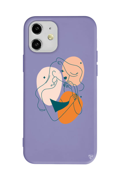 Night Lansman Model İçi Kadife Silikon Telefon Kılıfı