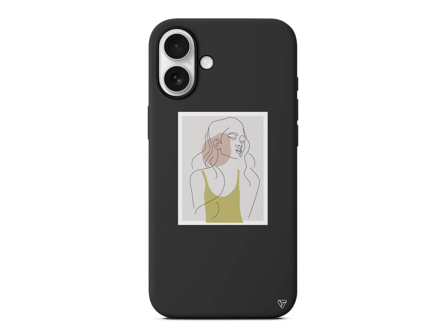 Cizgisel Portre Lansman Model İçi Kadife Silikon Telefon Kılıfı – Plus Serisine Özel