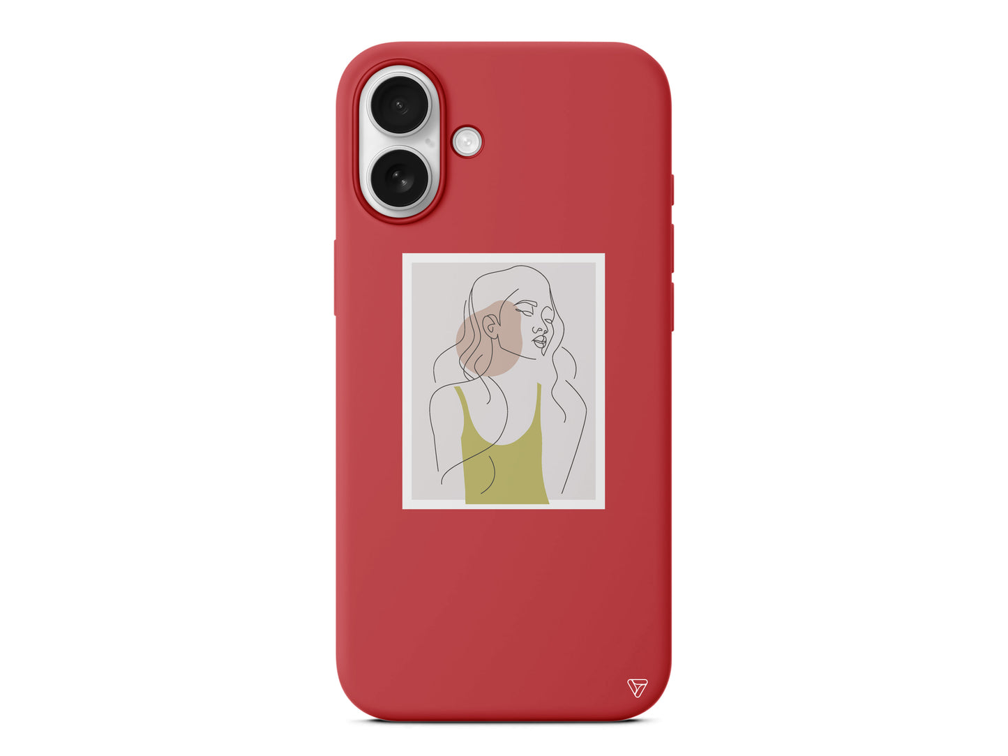 Cizgisel Portre Lansman Model İçi Kadife Silikon Telefon Kılıfı – Plus Serisine Özel