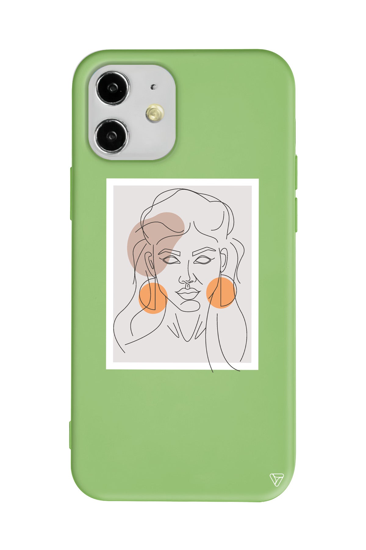 Orange Earrings Lansman Model İçi Kadife Silikon Telefon Kılıfı