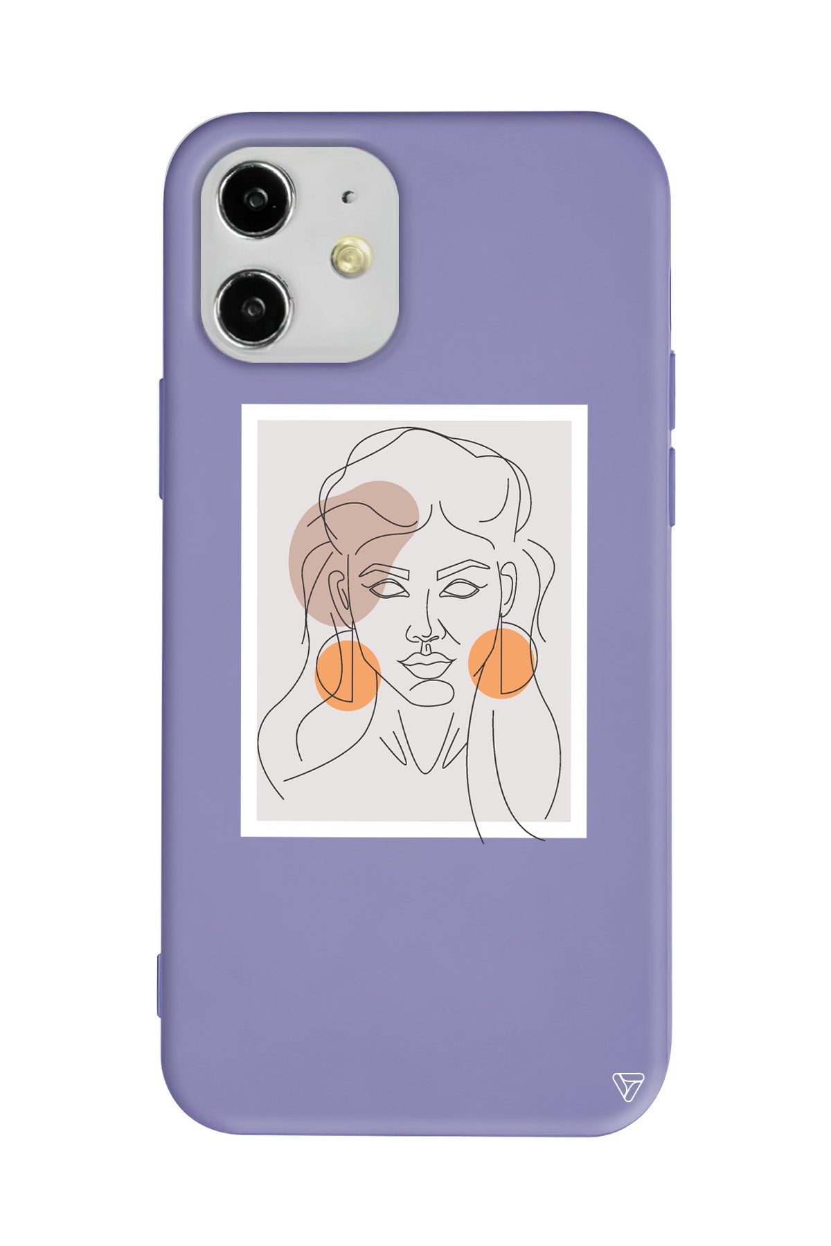 Orange Earrings Lansman Model İçi Kadife Silikon Telefon Kılıfı