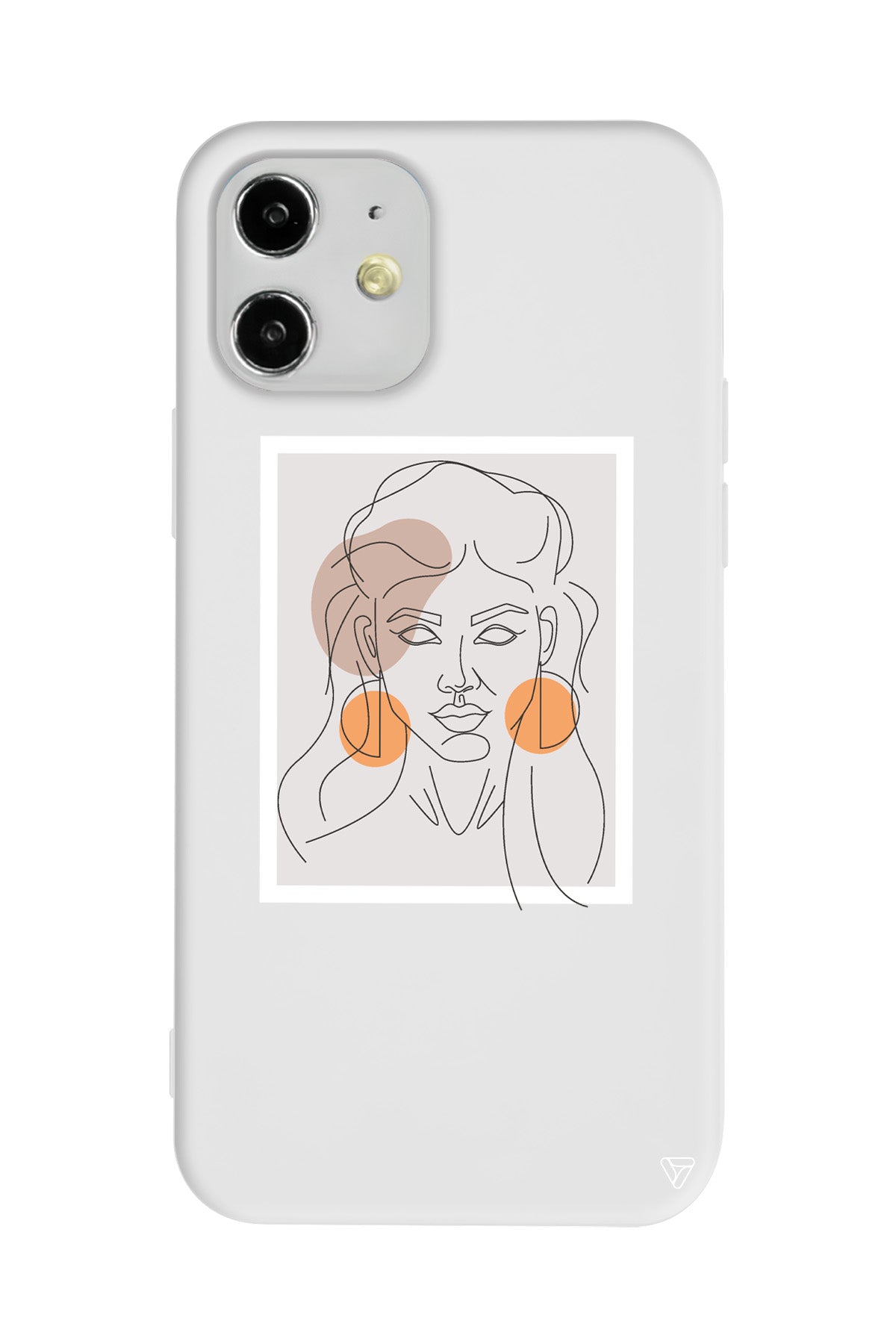 Orange Earrings Lansman Model İçi Kadife Silikon Telefon Kılıfı