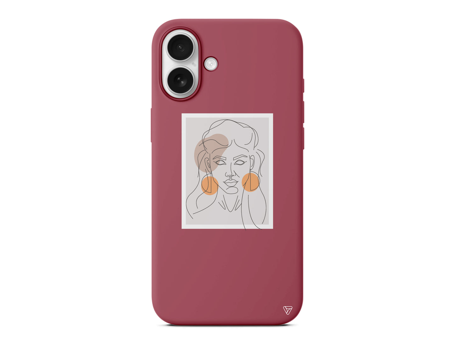 Orange Earrings Lansman Model İçi Kadife Silikon Telefon Kılıfı