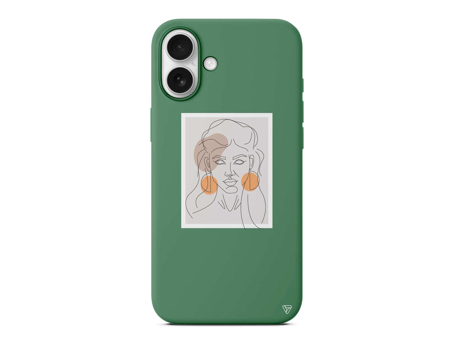 Orange Earrings Lansman Model İçi Kadife Silikon Telefon Kılıfı