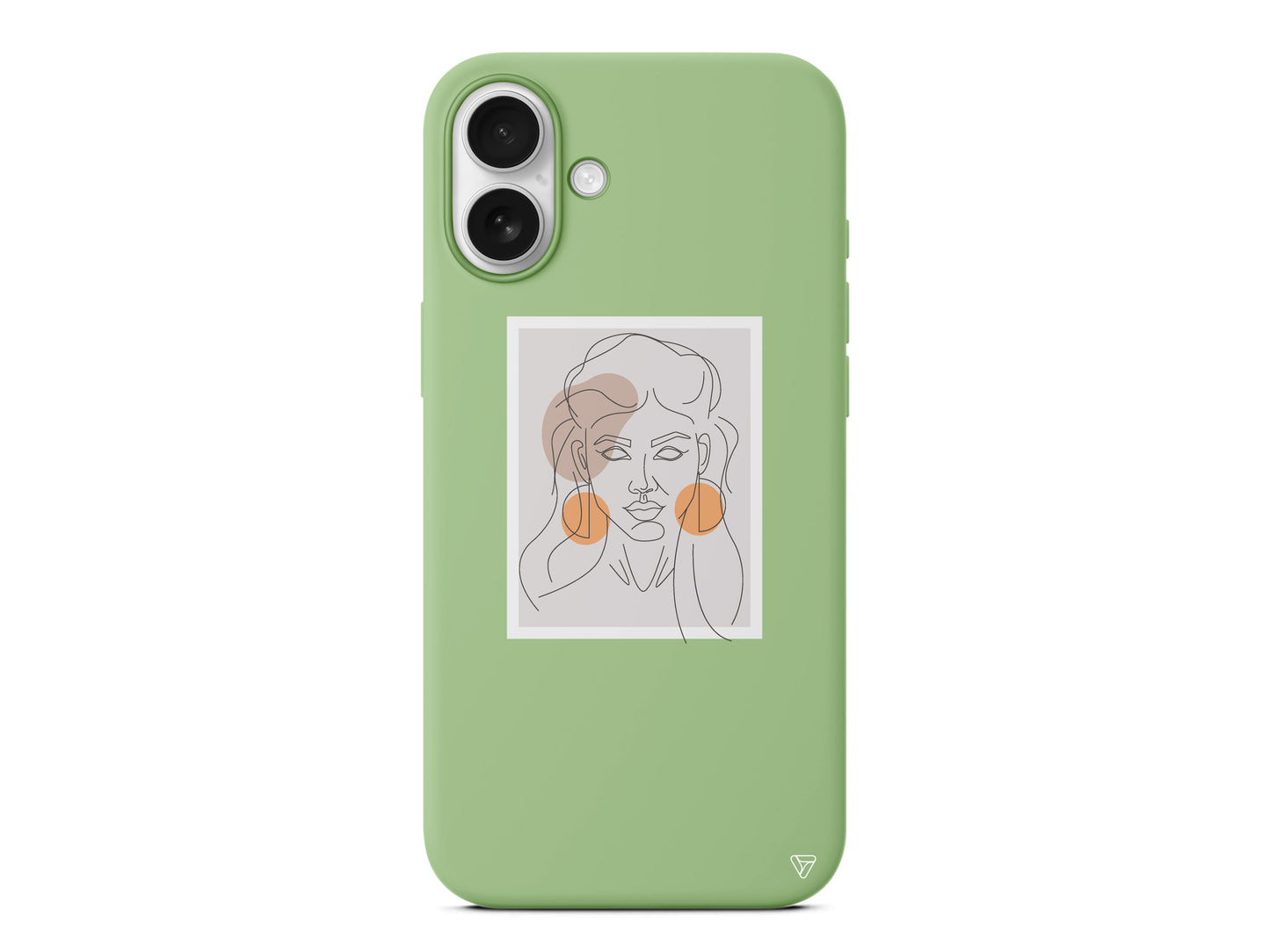 Orange Earrings Lansman Model İçi Kadife Silikon Telefon Kılıfı