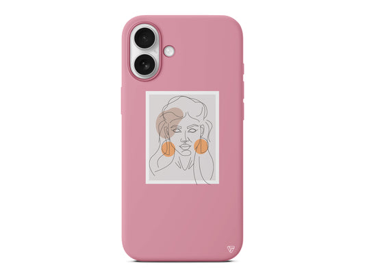 Orange Earrings Lansman Model İçi Kadife Silikon Telefon Kılıfı – Plus Serisine Özel