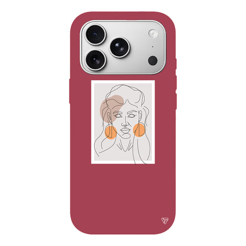 Orange Earrings Lansman Model İçi Kadife Silikon Telefon Kılıfı