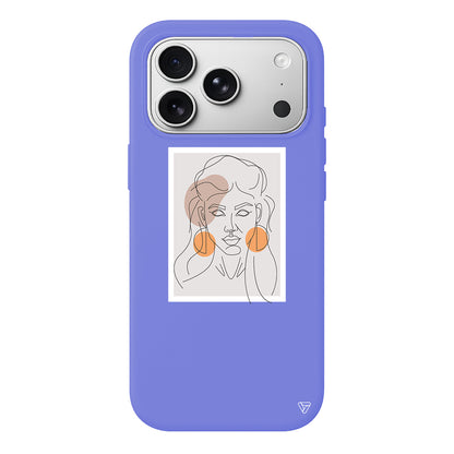 Orange Earrings Lansman Model İçi Kadife Silikon Telefon Kılıfı