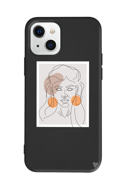 Orange Earrings Lansman Model İçi Kadife Silikon Telefon Kılıfı – Plus Serisine Özel