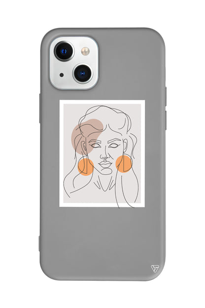Orange Earrings Lansman Model İçi Kadife Silikon Telefon Kılıfı – Plus Serisine Özel