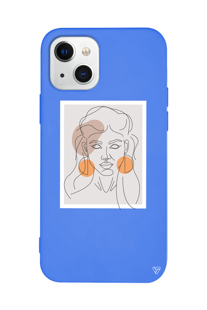 Orange Earrings Lansman Model İçi Kadife Silikon Telefon Kılıfı – Plus Serisine Özel