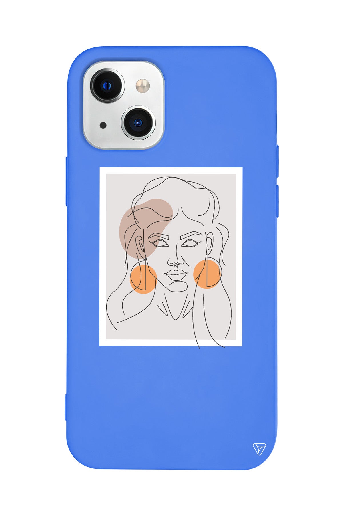 Orange Earrings Lansman Model İçi Kadife Silikon Telefon Kılıfı