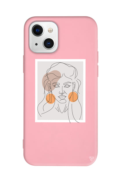 Orange Earrings Lansman Model İçi Kadife Silikon Telefon Kılıfı – Plus Serisine Özel