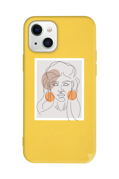 Orange Earrings Lansman Model İçi Kadife Silikon Telefon Kılıfı – Plus Serisine Özel