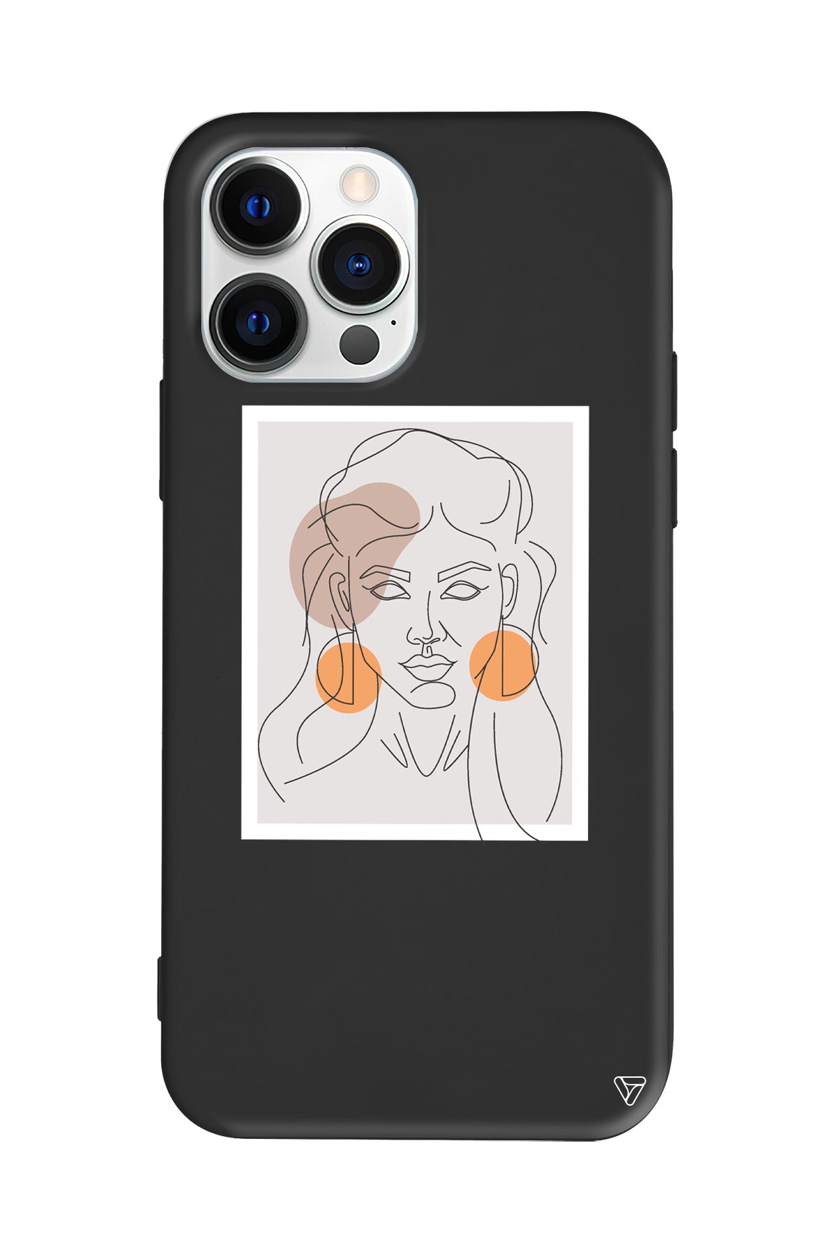 Orange Earrings Lansman Model İçi Kadife Silikon Telefon Kılıfı