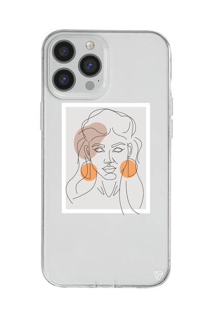 Orange Earrings Lansman Model İçi Kadife Silikon Telefon Kılıfı