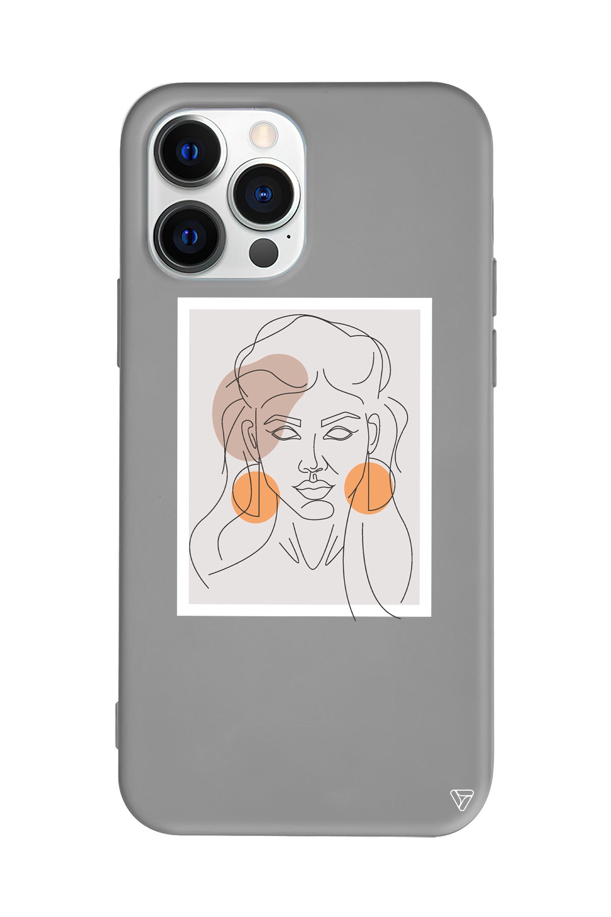 Orange Earrings Lansman Model İçi Kadife Silikon Telefon Kılıfı