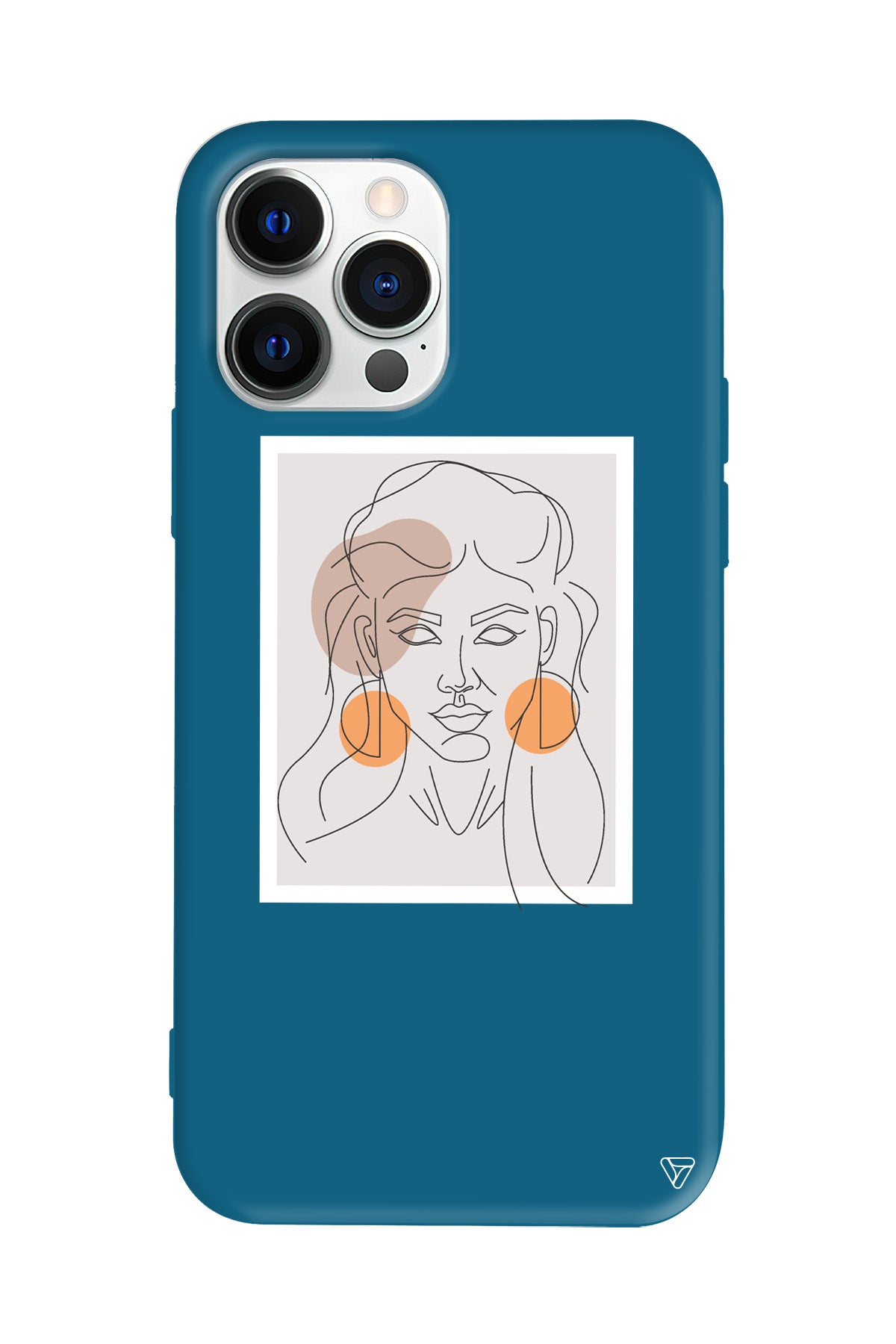 Orange Earrings Lansman Model İçi Kadife Silikon Telefon Kılıfı