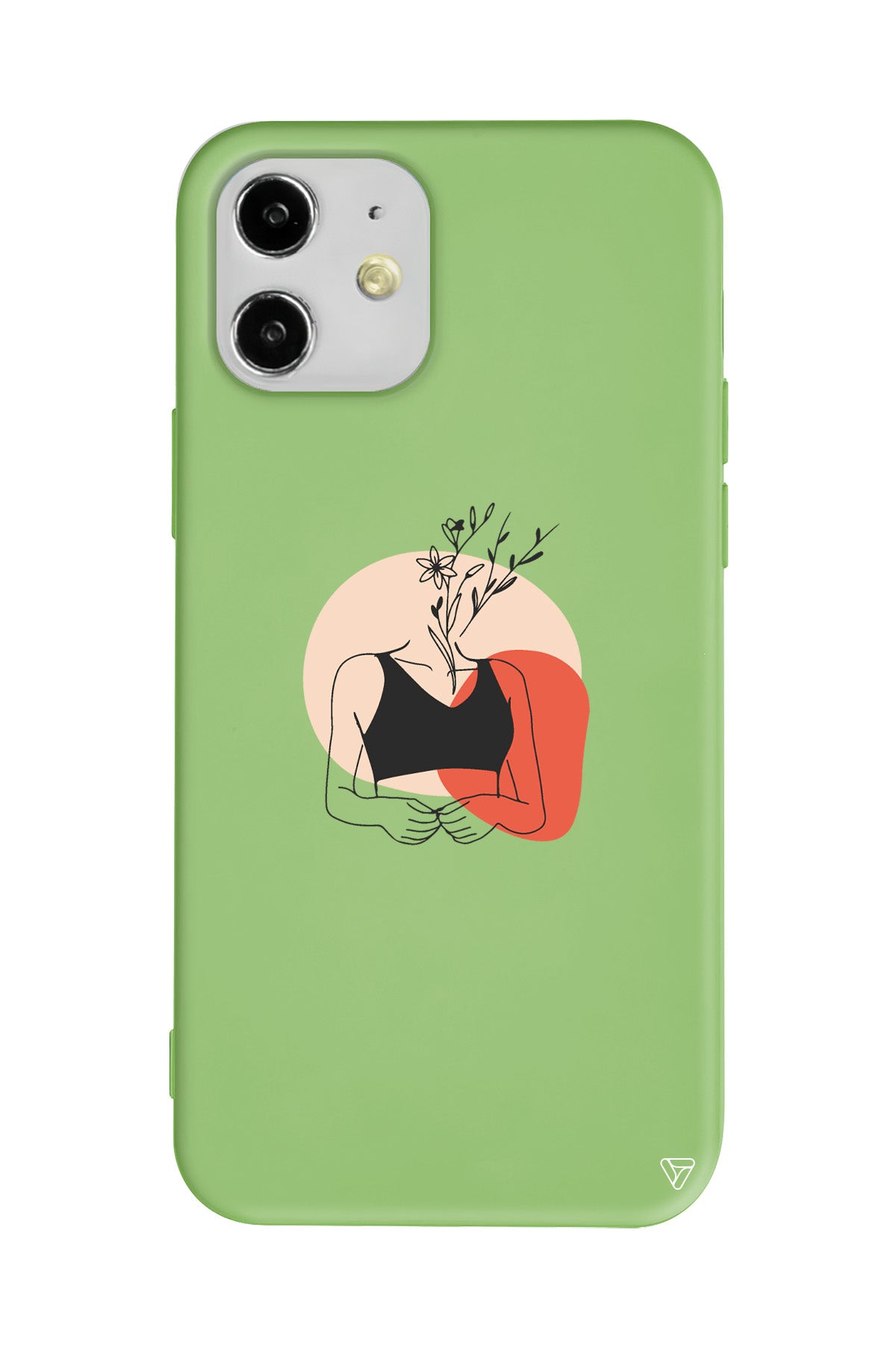 Flower Girl Lansman Model İçi Kadife Silikon Telefon Kılıfı