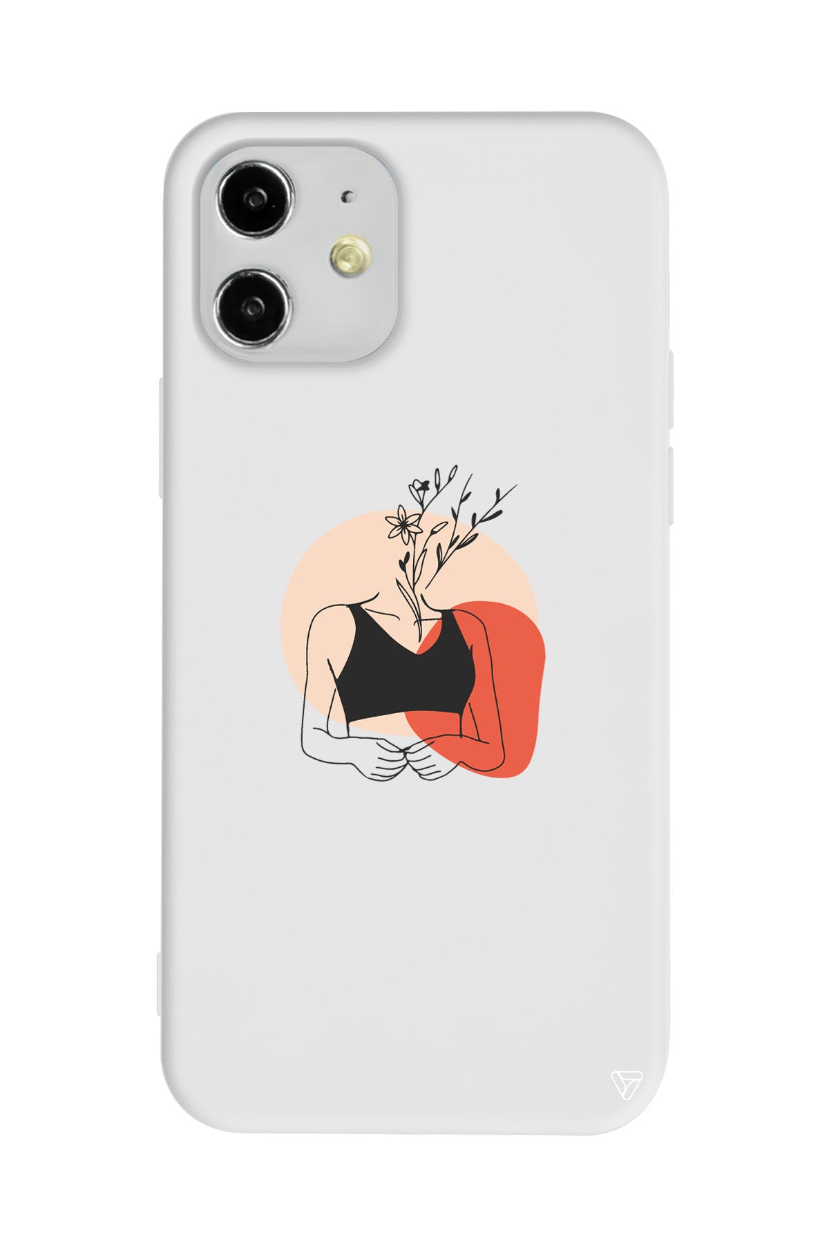 Flower Girl Lansman Model İçi Kadife Silikon Telefon Kılıfı