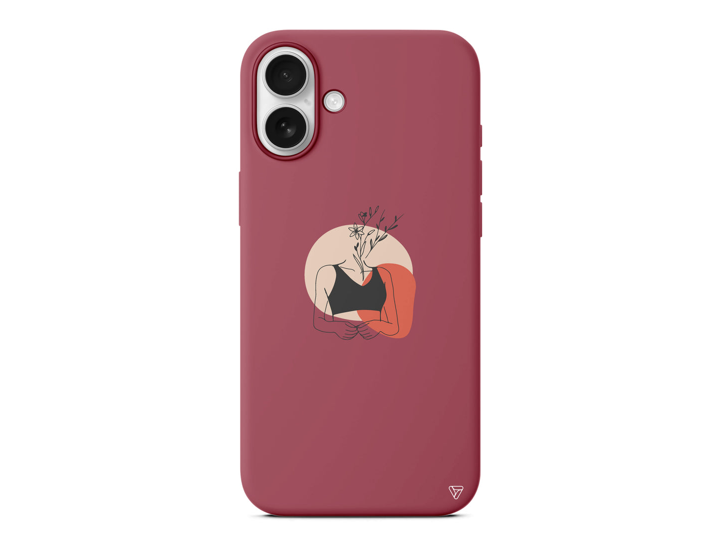 Flower Girl Lansman Model İçi Kadife Silikon Telefon Kılıfı – Plus Serisine Özel