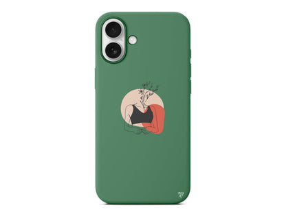 Flower Girl Lansman Model İçi Kadife Silikon Telefon Kılıfı – Plus Serisine Özel