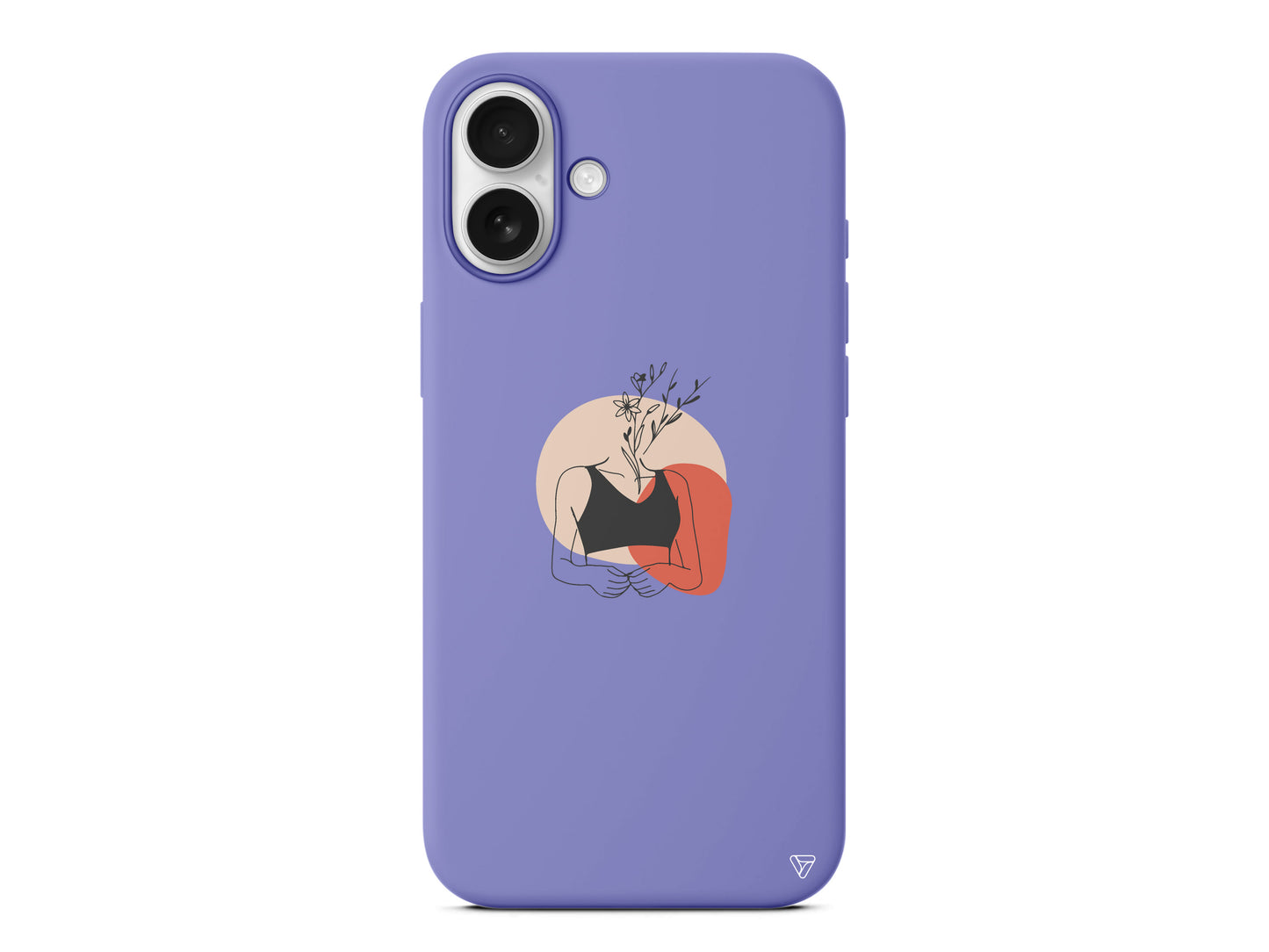 Flower Girl Lansman Model İçi Kadife Silikon Telefon Kılıfı