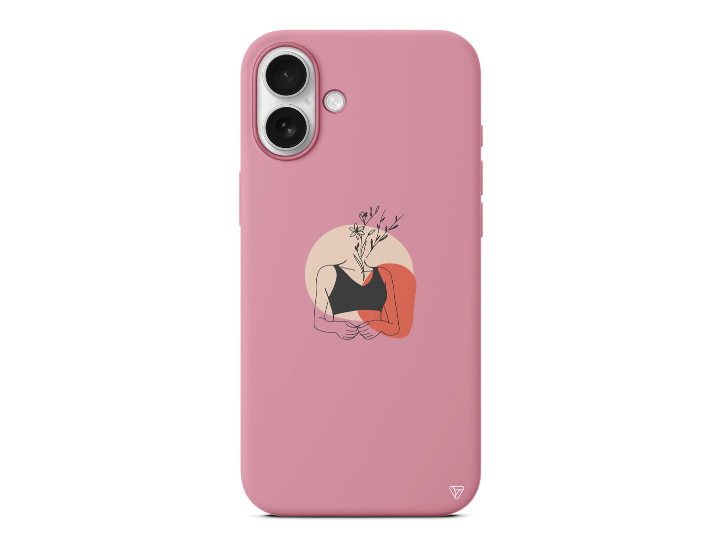 Flower Girl Lansman Model İçi Kadife Silikon Telefon Kılıfı