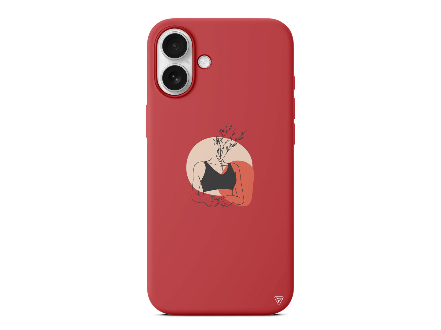 Flower Girl Lansman Model İçi Kadife Silikon Telefon Kılıfı – Plus Serisine Özel