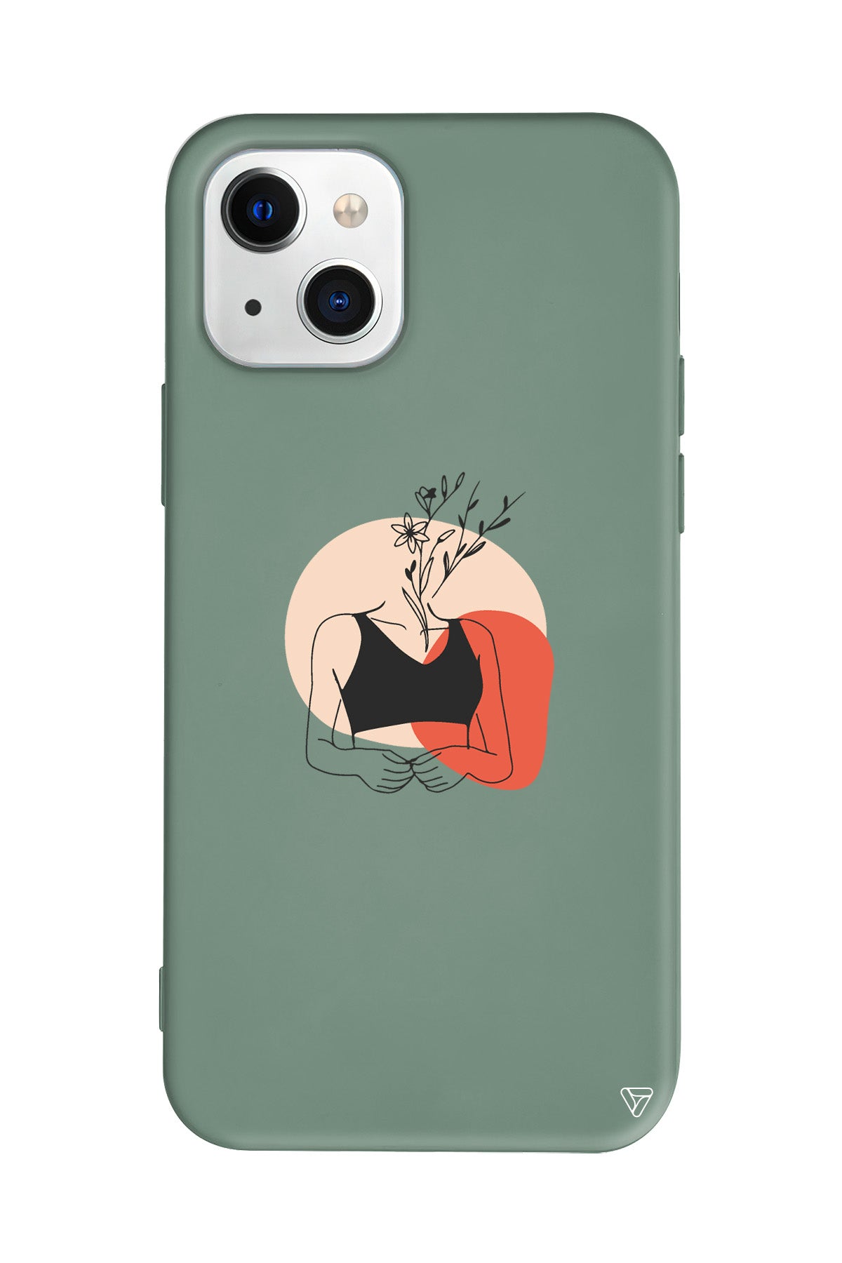 Flower Girl Lansman Model İçi Kadife Silikon Telefon Kılıfı