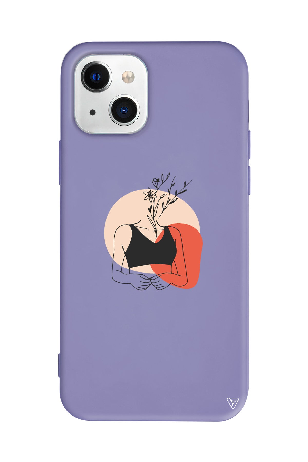 Flower Girl Lansman Model İçi Kadife Silikon Telefon Kılıfı – Plus Serisine Özel